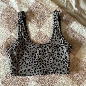 Balance athletica/vitality leopard print bra - size M